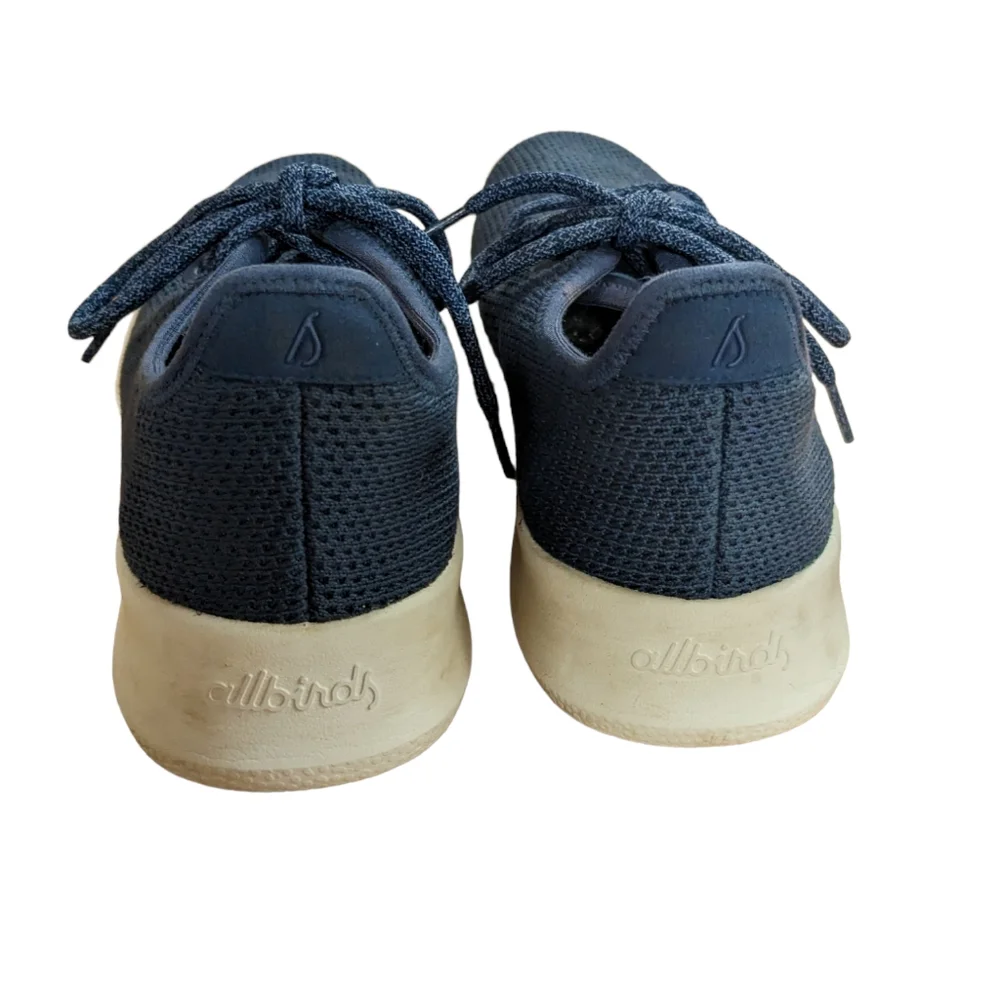 Allbirds Navy Tree Runner Sneakers Size 9 - Picture 4 of 12
